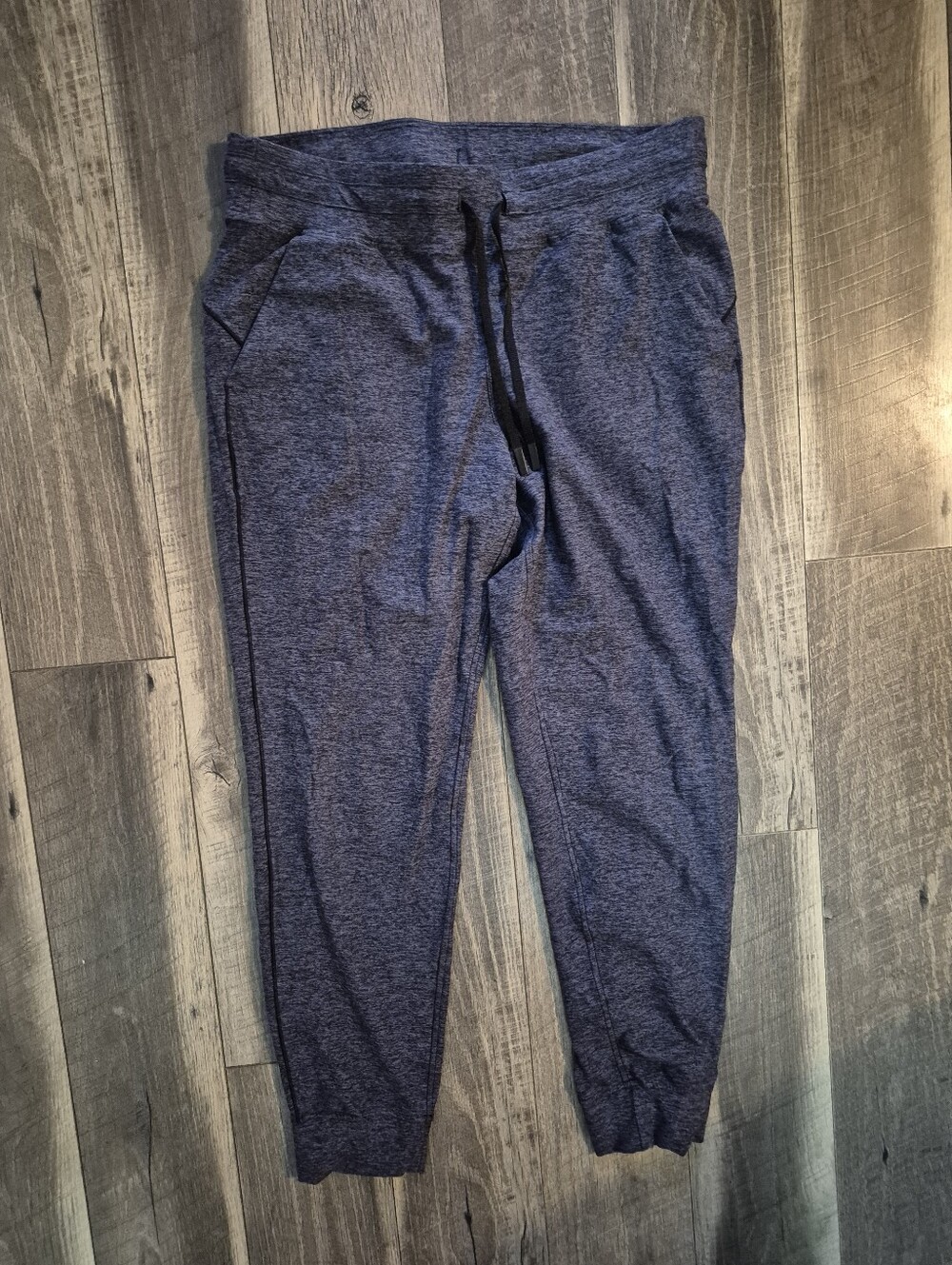 🍋 Lululemon Ready To Rulu Pant *Updated 29" Heathered Gatsby Blue / Black Sz 12